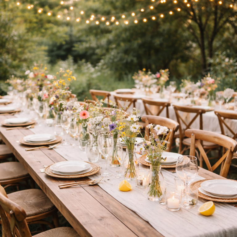 How to Host a Wildflower-Themed Bridal Shower
